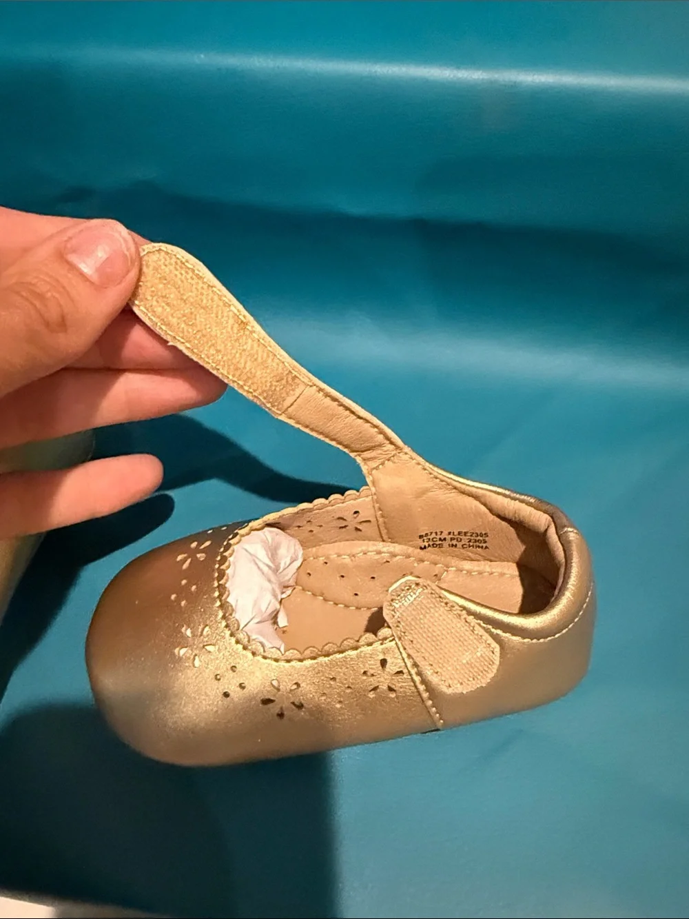 Toddler Mary Jane Walker Shoes in Metallic Gold